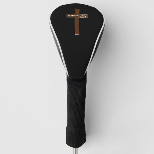 Jesus is Lord Cross Golfheadcover (Voorkant)