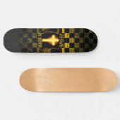 Jesus is Lord Cross skateboard (Horizontaal)