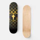 Jesus is Lord Cross skateboard (Voorkant)