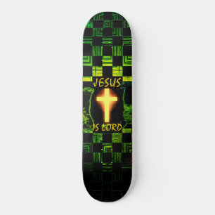Jesus is Lord Cross skateboard