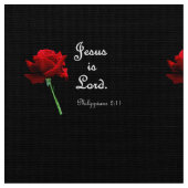 Jesus is Lord Fabric Stof (Close Up)