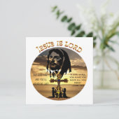 Jesus Is Lord Kaart (Staand voorkant)
