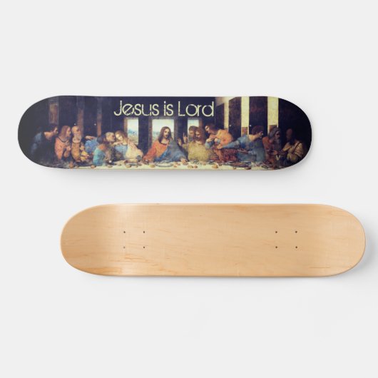 Jesus is Lord Last Supper Skateboard (Horizontaal)