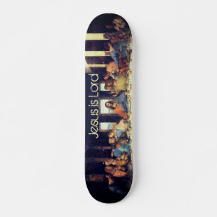 Jesus is Lord Last Supper Skateboard