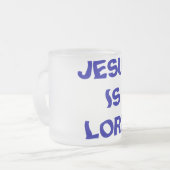 JESUS IS LORD MATGLAS KOFFIEMOK (Voorkant links)