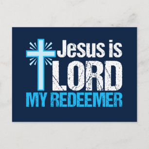 Jesus is Lord My Redeemer Christelijke Kruiskerk Briefkaart
