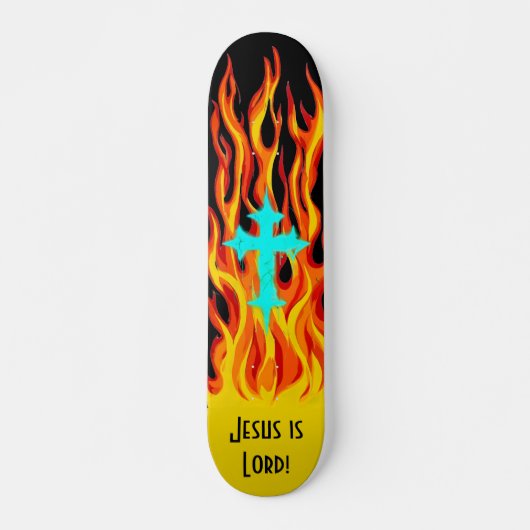 Jesus is Lord Persoonlijk Skateboard (Voorkant)