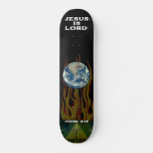 Jesus is Lord Persoonlijk Skateboard (Voorkant)