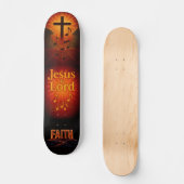 Jesus is Lord Persoonlijk Skateboard (Voorkant)