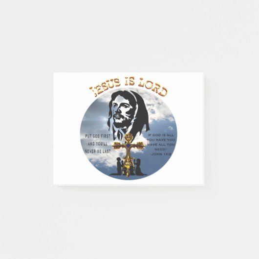 Jesus Is Lord Post-it® Notes (Voorkant)