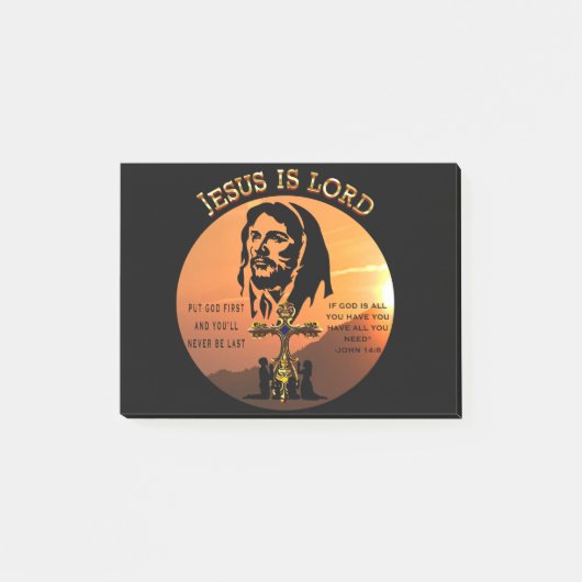 Jesus Is Lord Post-it® Notes (Voorkant)