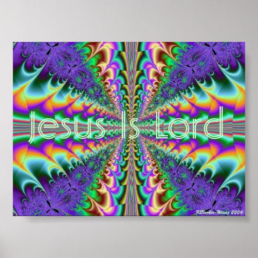 Jesus Is Lord Poster (Voorkant)