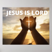 Jesus Is Lord Poster (Voorkant)