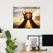 Jesus Is Lord Poster (Thuiskantoor)
