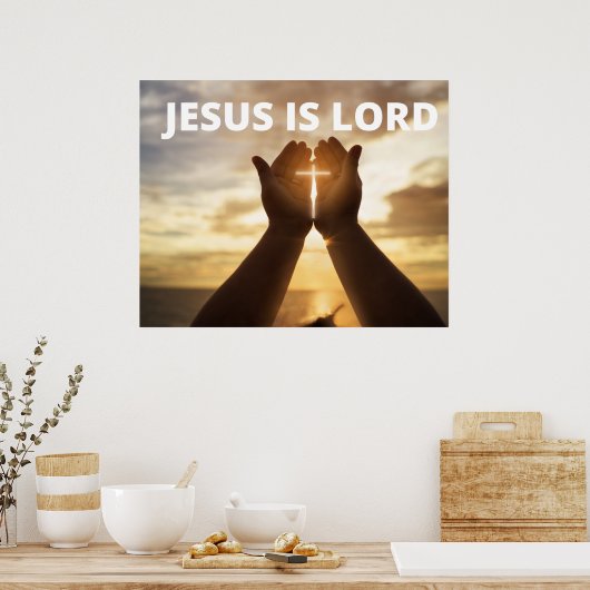 Jesus Is Lord Poster (Keuken)