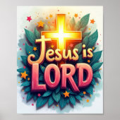 Jesus is Lord Poster (Voorkant)