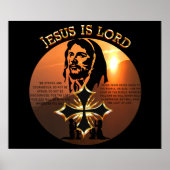 Jesus Is Lord Poster (Voorkant)