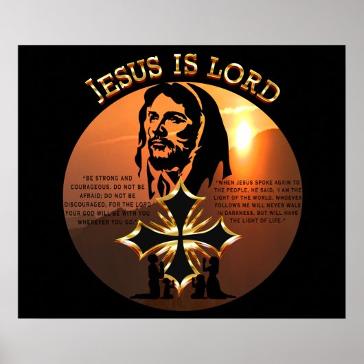 Jesus Is Lord Poster (Voorkant)