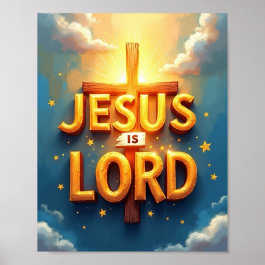 Jesus is Lord Poster (Voorkant)