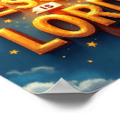 Jesus is Lord Poster (Hoek)