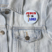 JESUS IS LORD RONDE BUTTON 5,7 CM (In situ)