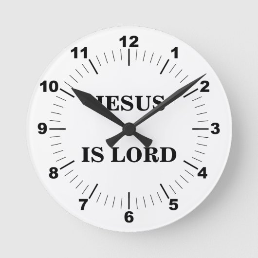 JESUS IS LORD RONDE KLOK (Voorkant)