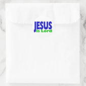Jesus is Lord Ronde Sticker (Tas)