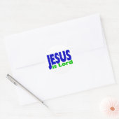 Jesus is Lord Ronde Sticker (Envelop)