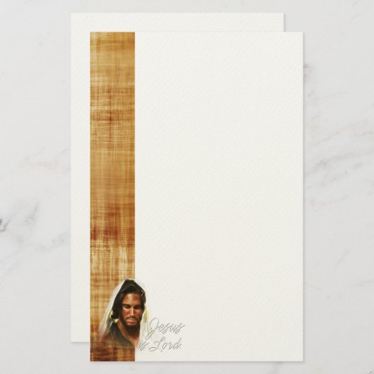 Jesus is Lord Stationery Briefpapier (Voorkant / Achterkant)