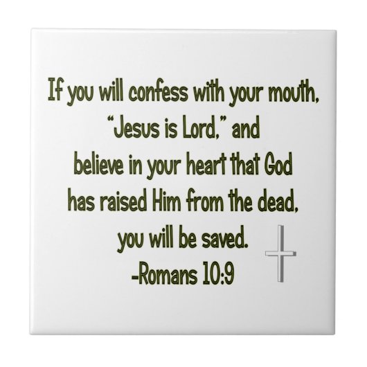 Jesus is Lord Tegeltje (Voorkant)