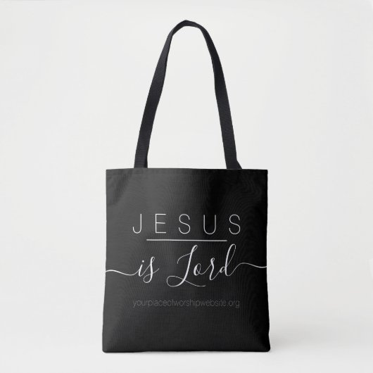 Jesus is Lord Tote Bag (Voorkant)