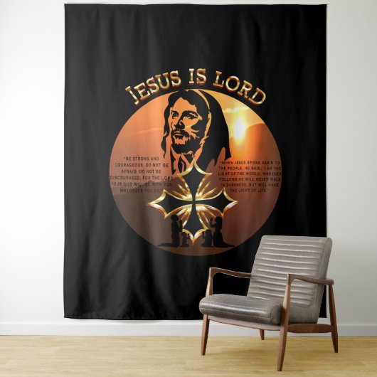 Jesus Is Lord Wandkleed (In situ)