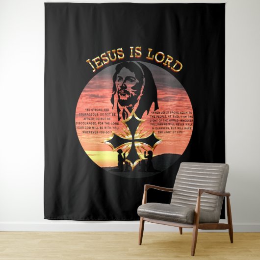 Jesus Is Lord Wandkleed (In situ)