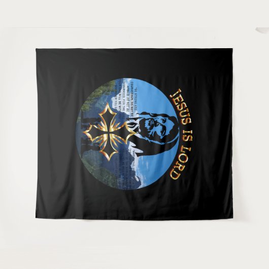 Jesus Is Lord Wandkleed (Voorkant (horizontaal))