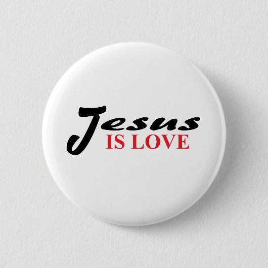 Jesus is Love Button (Voorkant)