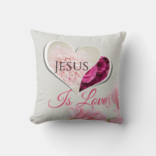 Jesus is Love Kussen