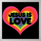 Jesus is Love Poster (Voorkant)