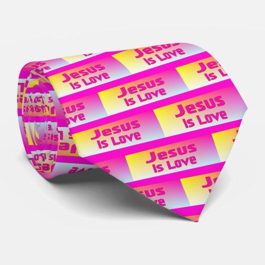 Jesus is Love Stropdas (Opgerold)