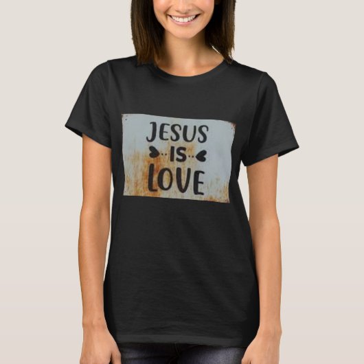 Jesus is love t-shirt (Voorkant)