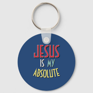 JESUS Is Mijn Absolute Christelijke Geloof Citaat Sleutelhanger