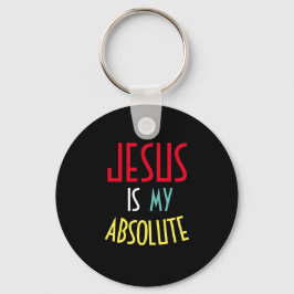 JESUS Is Mijn Absolute Christelijke Geloof Citaat Sleutelhanger