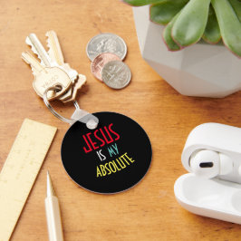 JESUS Is Mijn Absolute Christelijke Geloof Citaat Sleutelhanger