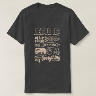 Jesus Is Mijn Alles – Psalm 73 Geïnspireerde T-shi T-shirt