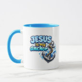 JESUS is mijn anker Mok (Links)