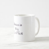 Jesus is mijn Co-Piloot Mok (Voorkant rechts)