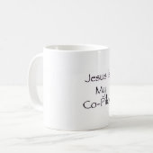 Jesus is mijn Co-Piloot Mok (Voorkant links)