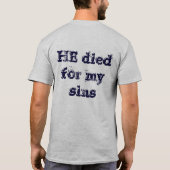 JESUS is mijn HERO T-shirt (Achterkant)