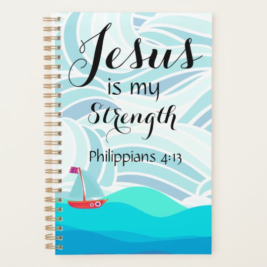 Jesus is mijn kracht planner (Voorkant)