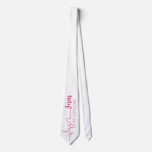 JESUS IS MIJN LEVEN Stropdas (Voorkant)