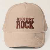 JESUS IS MIJN ROCK TRUCKER PET (Voorkant)